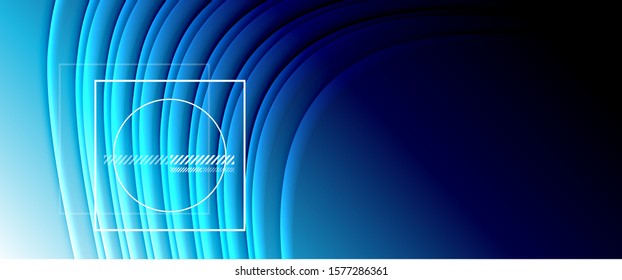 Rainbow fluid gradient background with abstract lines. Colorful geometric background pattern. Vector Illustration For Wallpaper, Banner, Background, Card, Book Illustration, landing page