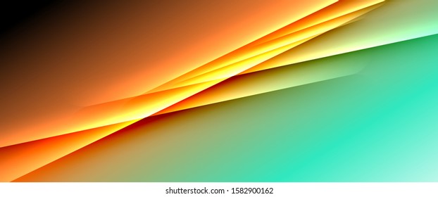 Fondo de gradiente del líquido arcoiris con líneas abstractas. Patrón de fondo geométrico colorido. Ilustración vectorial para fondo de escritorio, pancarta, fondo, tarjeta, ilustración del libro, página de inicio