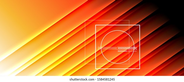 Rainbow fluid gradient background with abstract lines. Colorful geometric background pattern. Vector Illustration For Wallpaper, Banner, Background, Card, Book Illustration, landing page