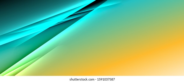 Rainbow fluid gradient background with abstract lines. Colorful geometric background pattern. Vector Illustration For Wallpaper, Banner, Background, Card, Book Illustration, landing page