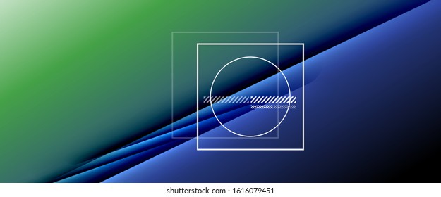 Rainbow fluid gradient background with abstract lines. Colorful geometric background pattern. Vector Illustration For Wallpaper, Banner, Background, Card, Book Illustration, landing page