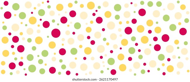 Rainbow Flying Confetti Texture. Rainbow Celebration Dot Backdrop. Independence Background. Celebrate White Design.