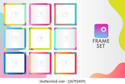 Rainbow Frame Pack. Frame Rainbow. Frame Pack. Colorful Frame.