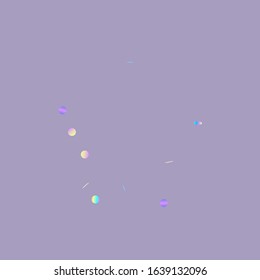 Rainbow Fun Round Backdrop. Confetti Design. Shine FallingFestive Texture. Rainbow Invitation Wallpaper.