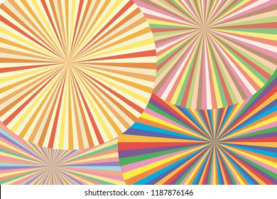 Rainbow geometric abstract pattern background