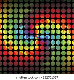 Rainbow geometric rays and circles. Abstract background. Universal: Background, Pattern, Texture. Vector illustration EPS10
