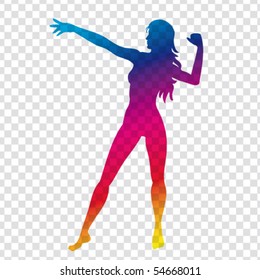 rainbow girl