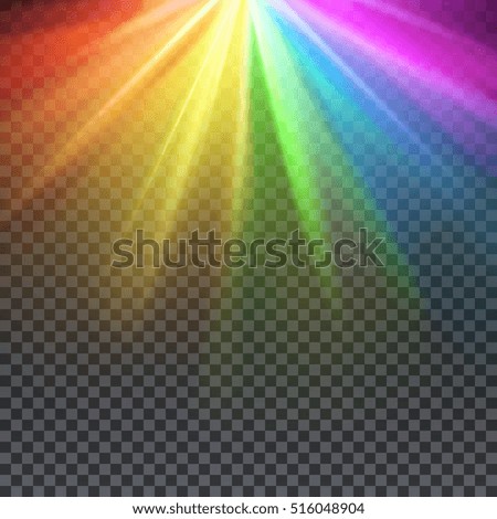 Rainbow glare spectrum with gay pride colors vector illustration 商業照片 © 