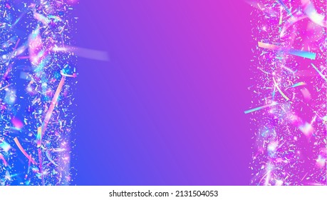 Rainbow Glare. Webpunk Art. Glamour Foil. Iridescent Confetti. Violet Blur Effect. Laser Banner. Cristal Tinsel. Metal Multicolor Gradient. Purple Rainbow Glare