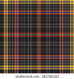 Glen de arcoiris Plaid texturizado patrón sin costura adecuado para textiles y gráficos de moda