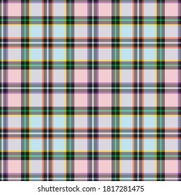 Glen de arcoiris Plaid texturizado patrón sin costura adecuado para textiles y gráficos de moda