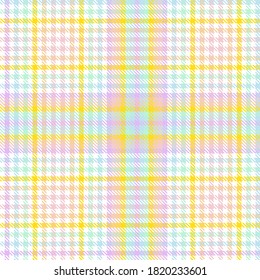 Rainbow Glen Plaid textured seamless pattern suitable for fashion textiles and graphics