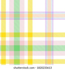 Rainbow Glen Plaid textured seamless pattern suitable for fashion textiles and graphics