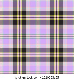 Rainbow Glen Plaid textured seamless pattern suitable for fashion textiles and graphics