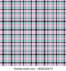 Rainbow Glen Plaid textured seamless pattern suitable for fashion textiles and graphics