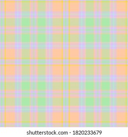 Rainbow Glen Plaid textured seamless pattern suitable for fashion textiles and graphics