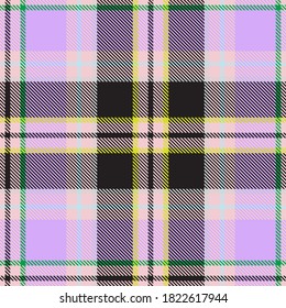 Rainbow Glen Plaid textured seamless pattern suitable for fashion textiles and graphics