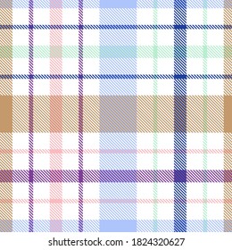 Rainbow Glen Plaid textured seamless pattern suitable for fashion textiles and graphics