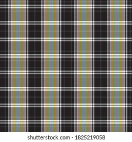 Rainbow Glen Plaid textured seamless pattern suitable for fashion textiles and graphics