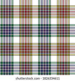 Rainbow Glen Plaid textured seamless pattern suitable for fashion textiles and graphics