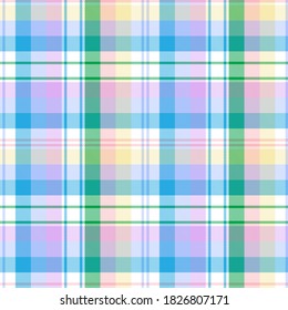 Rainbow Glen Plaid textured seamless pattern suitable for fashion textiles and graphics