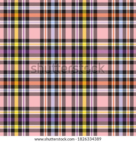 Rainbow Glen Plaid textured seamless pattern suitable for fashion textiles and graphics