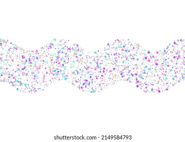 Rainbow Glitter. Party Multicolor Decoration. Retro Design. Violet Shiny Tinsel. Neon Confetti. Birthday Texture. Fantasy Foil. Festive Art. Purple Rainbow Glitter
