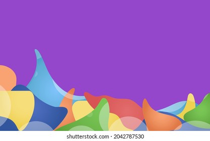 Rainbow, gradient, abstract background, beautiful elements of rainbow colors. LGBT concept. Design for the holiday, sites, banners, invitations, posters, booklets and cards. Vector illustration.