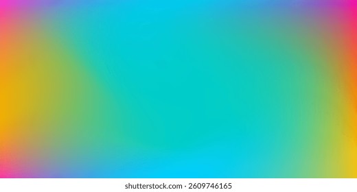 Rainbow gradient background with abstract green, blue colors gradation pattern and texture. Vector color gradient background with colors mesh