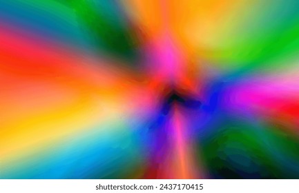 Rainbow gradient background for bold designs.