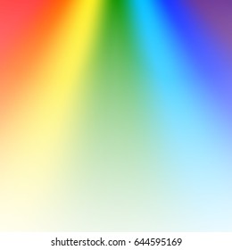 Rainbow gradient background. Color rainbow abstract mesh. Colorful bright soft design. Vibrant smooth blur. Light effect. Vector illustration