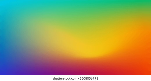 Rainbow gradient background and colors pattern with abstract texture. Vector rainbow gradient with soft color gradation wave in blur mesh