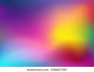 Rainbow Gradient background with copy space