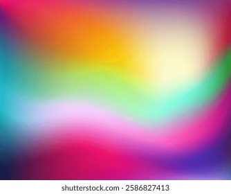 Rainbow Gradient background with copy space