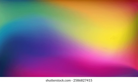 Rainbow Gradient background with copy space