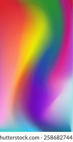 Rainbow Gradient background with copy space