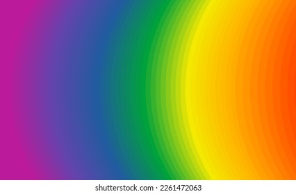 Rainbow Gradient Background for Pride Month. Vector Illustration