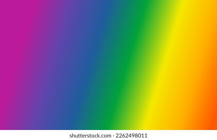 Rainbow Gradient Background for Pride Month. Vector Illustration