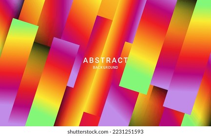 Farbverlauf-Hintergrund des Regenbogens für Social Media-Design reiht Muster-Vektorgrafik.