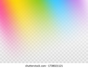 Gestaltungselement des Regenbogengrades mit transparentem Hintergrund