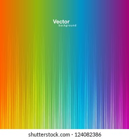 Rainbow gradient equalizer (vector)