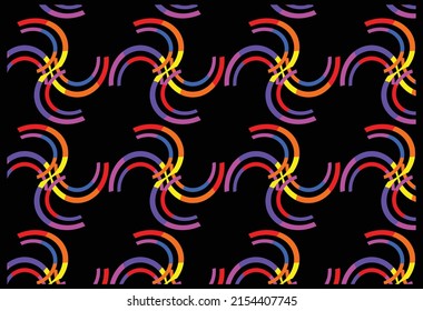 Rainbow gradient geometric new pattern background