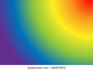 Rainbow gradient. LGBT community flag colors