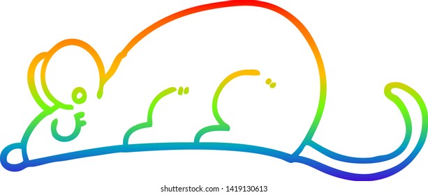 dibujo de una rata de dibujos de una rata de dibujos animados