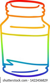 Regenbogengradientenzeichnung eines Cartoon-Glaskeramikglases
