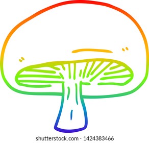 Regenbogengradientenzeichnung eines Kastanienmuskels