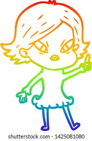 dibujo de una mujer estresada en una caricatura