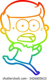 rainbow gradient line drawing