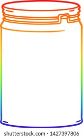 dibujo de la línea de gradiente de arco de vidrio vacío de dibujos animados