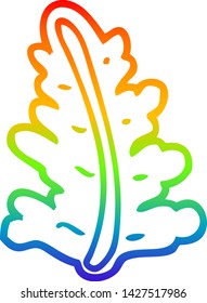 dibujo de una hoja de dibujos con gradiente de arco iris